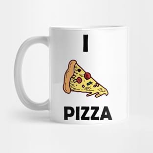 Funny design saying I Pizza, Pizzeria Paradise, Cute & Savory Pizza Love Mug